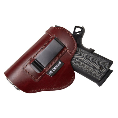 Unisex Inside Waistband Left-Handed Leather Holster by DS Conceal - Leather Holster by DS Conceal - Lady Conceal - leather air gun case - leather gun case - leather gun cases pistol - vintage leather gun case - Leather gun case Lumbar Gun - Genuine Leather Gun Cases - antique leather gun case soft
