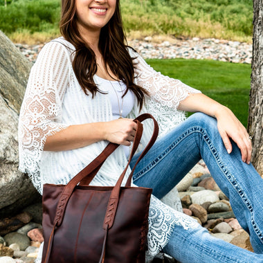 Concealed Carry Reagan Medium Leather Tote - Lady Conceal - Concealed Carry Purse - Designer Luxury Leather Carry Handbag - carry Handbag for gun carry - Unique Tote gun Handbag - designer backpack purse - designer purse sale - designer purse sales - womens designer purse sale - Peyton Leather Tote - designer lady purse concealed carry gun Handbag - concealed carry Handbag for woman- Easy Conceal Carry and Draw Purse -