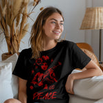 PEACE RED GRAPHIC - Women's T-Shirt