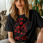 PEACE RED GRAPHIC - Women's T-Shirt