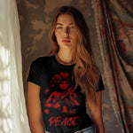 PEACE RED GRAPHIC - Women's T-Shirt