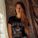 VINTAGE COWBOY CAT - Women's T-Shirt