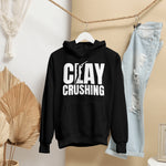 CLAY CRUSHING GRAPHIC - Women's Black Hoodie