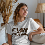 CLAY CRUSHING - Women's White T-Shirt