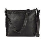 Concealed Carry Crossbody Purse for Women - Faith Leather Crossbody by Lady Conceal - Designer Leather Crossbody CCW Bag - Locking Conceal and Carry Purse with Universal Holster for Handguns - Crossbody Gun and Pistol Bag - concealed carry crossbody Faith leather gun purse with locking zipper