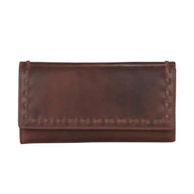 Hope RFID Leather Laced Wallet -   Matching Wallet for Conceal Carry Purse -  brown leather clutch wallet -  leather clutch wallet purse bag -  classic leather clutch wallet -  gray leather clutch wallet  small wallets for women -  mini wallet -  ladies wallet purse -  women wallet sale -  best small wallets for women