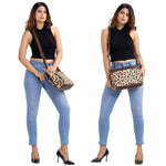 Concealed Carry Josie Leather Hair -On Indian Leopard Crossbody - Lady Conceal - Concealed Carry Purse - soft leather shoulder bags for women's - crossbody bags for everyday use - most popular crossbody bag - crossbody bags for guns - crossbody handgun bag - Unique Hide Purse - Conceal Carry Western Purse - Stylish Carry Josie Leather Bag - Bag for Conceal Carrying Women - Gun Bag for Women