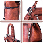 Concealed Carry Madelyn Backpack -  Lady Conceal Bags -  Lady Conceal -  Backpack with Universal Holster -  Locking YKK -  Backpack for Conceal Carry -  best gun carry backpack -  Pistol and Firearm Bag -  Western Hide Backpack -  Boho Stylish Backpack for Women -  Universal Holster Bag -  Women's Concealed Carry Bagpack -  premium leather backpack 