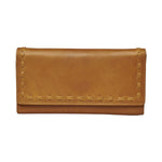 Hope RFID Leather Laced Wallet -   Matching Wallet for Conceal Carry Purse -  brown leather clutch wallet -  leather clutch wallet purse bag -  classic leather clutch wallet -  gray leather clutch wallet  small wallets for women -  mini wallet -  ladies wallet purse -  women wallet sale -  best small wallets for women