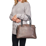 Concealed Carry Whitely Leather Satchel -  YKK Locking Zippers -   Universal Holster Bag -  Luxurious Designer CCW Bag -  Leather Gun and Pistol Purse -  Concealed Carry Purse -  designer purses -  black designer purse -  designer purse brands -  designer backpack purse -  designer purse sale -  womens designer purse sale -   woman designer purse -  designer purses for women 