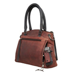 Concealed Carry Whitely Leather Satchel -  YKK Locking Zippers -   Universal Holster Bag -  Luxurious Designer CCW Bag -  Leather Gun and Pistol Purse -  Concealed Carry Purse -  designer purses -  black designer purse -  designer purse brands -  designer backpack purse -  designer purse sale -  womens designer purse sale -   woman designer purse -  designer purses for women 