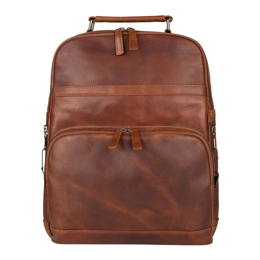 Concealed Carry Quinn Unisex Leather Backpack – DOITBETTERSPORTS