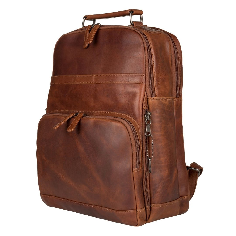Concealed Carry Quinn Unisex Leather Backpack – DOITBETTERSPORTS