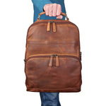 Concealed Carry Quinn Unisex Leather Backpack by Lady Conceal - Lady Conceal - Locking Gun Bag - Easy Draw Conceal Carry - Women Gun Users - gun carrier backpack - best gun carrying backpack- best gun carry backpack - Pistol and Firearm Bag - Western Hide Backpack - Boho Stylish Backpack for Women - Universal Holster Bag - Marley Unisex Backpack - Women's Concealed Carry Bagpack - premium leather backpack