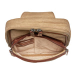 Concealed Carry Unisex Kennedy Canvas Sling Backpack -  Gun Gift for Women -  CCW Stylish Bag -  Women's Conceal Carry Purse for Firearm -  Women Gun Users -  gun carrier backpack -  best gun carrying backpack-  best gun carry backpack -  Pistol and Firearm Bag -  Western Hide Backpack -  Boho Stylish Backpack for Women -  Universal Holster Bag -  Marley Unisex Backpack - Women's Concealed Carry Bagpack -  premium leather backpack