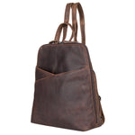 Concealed Carry Jayden Leather Backpack - Locking Concealment Bag for Pistol - Outdoors Gun Bag - Women's Conceal Carry Purse for Firearm - Women Gun Users - gun carrier backpack - best gun carrying backpack- best gun carry backpack - Pistol and Firearm Bag - Western Hide Backpack - Boho Stylish Backpack for Women - Universal Holster Bag - Marley Unisex Backpack - Women's Concealed Carry Bag pack - premium leather backpack