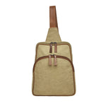 Concealed Carry Unisex Kennedy Canvas Sling Backpack -  Gun Gift for Women -  CCW Stylish Bag -  Women's Conceal Carry Purse for Firearm -  Women Gun Users -  gun carrier backpack -  best gun carrying backpack-  best gun carry backpack -  Pistol and Firearm Bag -  Western Hide Backpack -  Boho Stylish Backpack for Women -  Universal Holster Bag -  Marley Unisex Backpack - Women's Concealed Carry Bagpack -  premium leather backpack