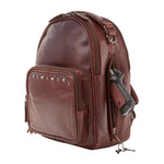 Concealed Carry Sawyer Leather Backpack -  Locking YKK Holster Purse -  Women Bag for Gun -  Gun Owner Outdoor Bag -  Outdoors Gun Bag -  Women's Conceal Carry Purse for Firearm -  Women Gun Users -  gun carrier backpack -  best gun carrying backpack-  best gun carry backpack -  Pistol and Firearm Bag -  Western Hide Backpack -  Boho Stylish Backpack for Women -  Universal Holster Bag -  Marley Unisex Backpack - Women's Concealed Carry Bagpack -  premium leather backpack