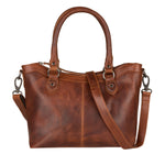 Concealed Carry Sadie Leather Satchel by Lady Conceal - Lady Conceal - designer purses - black designer purse - designer purse brands - designer backpack purse - designer purse sale - womens designer purse sale - designer purses black friday sale - black and white designer purse - black crossbody purse designer - black owned purse designers - woman designer purse - designer purses for women