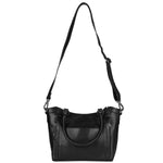 Concealed Carry Sadie Leather Satchel by Lady Conceal - Lady Conceal - designer purses - black designer purse - designer purse brands - designer backpack purse - designer purse sale - womens designer purse sale - designer purses black friday sale - black and white designer purse - black crossbody purse designer - black owned purse designers - woman designer purse - designer purses for women