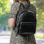 Concealed Carry Sawyer Leather Backpack - Locking YKK Holster Purse - Women Bag for Gun - Gun Owner Outdoor Bag - Outdoors Gun Bag - Women's Conceal Carry Purse for Firearm - Women Gun Users - gun carrier backpack - best gun carrying backpack- best gun carry backpack - Pistol and Firearm Bag - Western Hide Backpack - Boho Stylish Backpack for Women - Universal Holster Bag - Marley Unisex Backpack - Women's Concealed Carry Bagpack - premium leather backpack