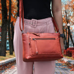 Concealed Carry Tatum Crossbody with Locking Zippers  -  Universal Holster Purse -  Tactical womans purse for pistol -  Concealed Carry Purse -  most popular crossbody bag -  crossbody handgun bag -  crossbody bags for everyday use -  Lady Conceal -  Unique Hide Purse -  Locking YKK Purse -  Fanny Pack for Gun and Pistol -  Easy CCW -  Fast Draw Bag -  Secure Gun Bag