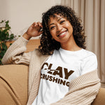 CLAY CRUSHING - Women's White T-Shirt